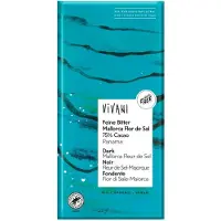 Vivani 10x Chocoladereep Puur Zeezout 80 gr