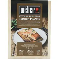 Weber Cederhouten portie rookplank 4 stuks