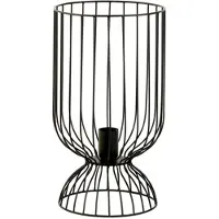 Light & Living Tafellamp Lazar Zwart - E27 - 42 cm hoog