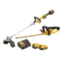 DeWalt DCMST561HT KIT: 18V XR Heggenschaar (DCMHT563) en grastrimmer (DCMST561) (met 2x 5.0Ah accu en lader)