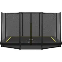 Magic Circle Pro Ingraaf Trampoline Black 244 x 366 cm met veiligheidsnet