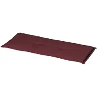 Madison Bankkussen 180 x 48 Panama bordeaux