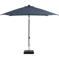 Madison Stokparasol moraira push-up 230x230cm polyester sfr blue grade 6 zonwering