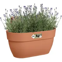 Elho Bloempot Vibia Campana Easy Hanger - Terra - Kunststof - Diam. 36cm