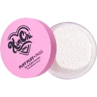 KimChi Chic Beauty Puff Puff Pass Set en bakpoeder Los gezichtspoeder met extra pluizige setting Poederdons Zachte lavendel gezichtsmake-up voor