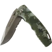 Homeij Zakmes - Groen Army - RVS - Inclusief Opberg Etui