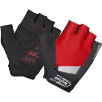 Gripgrab - SuperGel Padded Korte Vinger Zomer Fietshandschoenen Wielrenhandschoenen met Padding - Rood - Unisex - Maat M