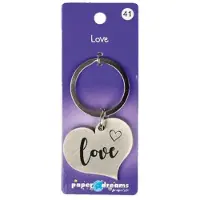 Paper Dreams Hart sleutelhanger - Love