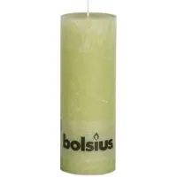 Bolsius rustiek stompkaars 190x68mm Pastel groen