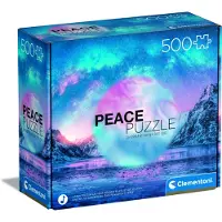 Clementoni Clemontine Puzzel 500 Stukjes Peace Puzzle Light Blue