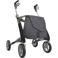 Adhome -Carbon Ultralight WIDE zwart met tas inbegrepen (weekend bag)
