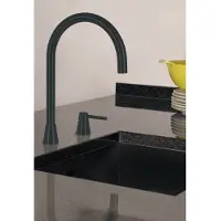 Lanesto by Osiris Cone Counter 251337 Eenhendel keukenkraan Zwart - Sturdy Black PVD