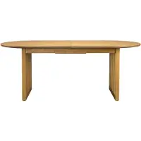 Dutchbone Barlet Uitschuifbare Eettafel 200|240x90 Hout Eiken - Bruin 07467