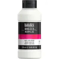 LIQUITEX 1041005 Basics Vloeibaar Mat Medium 250 ml – Acryl medium mat | Verdunnen & collagelijm