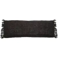 Bazar Bizar De Oh Mijn Gee Kussenhoes - Zwart Navy - 35x100