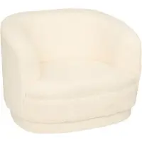 Atmosphera kids Kinderfauteuil / kinderzetel Curly - Wit