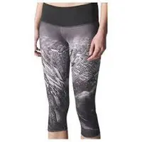 Adidas Tight AIS - 3/4 Model - Dames - Zwart/Antraciet/Grijs - Maat S