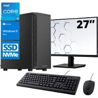 Screenon - Office Set - Z500125 - V2 - (OfficePC.Z500125 + 27 Inch Monitor + Toetsenbord + Muis) + WiFi & Bluetooth