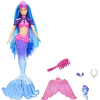 Mattel Mermaid Power Malibu Doll Veelkleurig