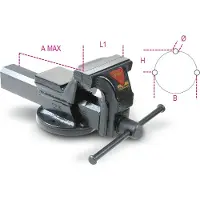 Beta Parallel bankschroeven 1599F 100 - 015990100