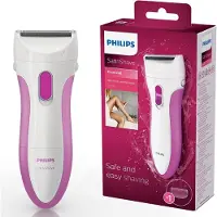 Philips Epilator SatinShave Essential - Nat en droog gebruik - ultieme huidbescherming - Ergonomische handgreep - Werkt op batterijen - HP6341/00
