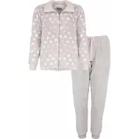 Irresistible Dames Huispak - Fleece - Rits - Grijs - Maat XL