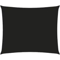 vidaXL Zonnescherm rechthoekig 6x7 m oxford stof zwart
