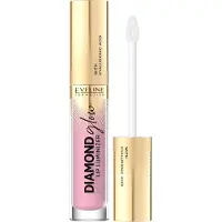 Eveline Cosmetics Diamond Glow Lip Luminizer met Hyaluronzuur 02 Aardbei Muis 4.5ml