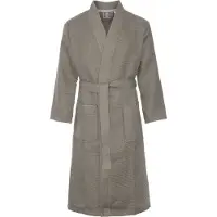 Badrock Wafel badjas voor sauna taupe S - unisex
