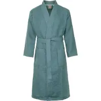Badrock Wafel badjas voor sauna petrol S - unisex