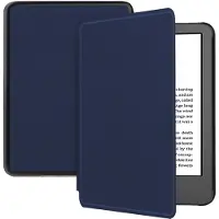 IMoshion Slim Hard Case Bookcase voor de Amazon Kindle (2024) / Amazon Kindle (2022) 11th gen - Donkerblauw