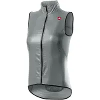 Castelli Aria dames mouwloos windjack grijs || Maat: L
