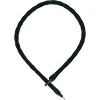 ABUS Fietsslot Insteekketting - Adaptor Chain IvyTex 6KS - - zwart - 130 cm - geschikt voor elektrische fietsen - stadsfietsen