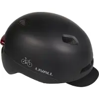 LIVALL - Helm - C21 Smart Bicycle - Groot 57-61 cm - Geschikt voor Speed Pedelec & Bromfiets - SOS-functie - Remlicht - Zwart