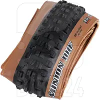 Maxxis Minion DHF 27.5 '' MTB Tire Tubeless Ready Dual Exo Protection Wide Trail (WT) Beige Sidewalls || Maat: 2.50 WT