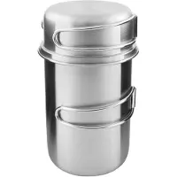 Tatonka Handle Mug 850 Set 4174-000 Stainless, drinkbeker met deksel