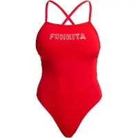 Funkita Tie Me Tight Swimsuit Rood AUS 14 Vrouw