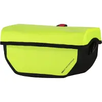 Agu Shelter Clean - Fietsstuurtas - 5L - Neon Yellow - 100% Waterdicht gerecycled polyester - Met KLICKfix plaat - Reflecterend - Lichtgewicht - Afneembare schouderriem - Rits binnenvakje