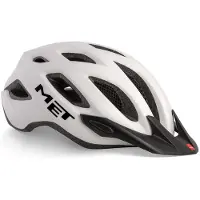 Met Crossover White Matt Helmet