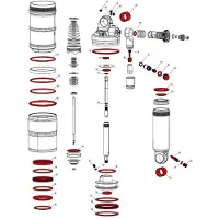 RockShox Complete Servicekit Monarch Xx 15