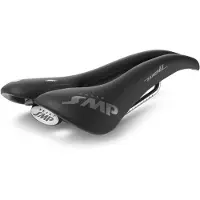Selle Smp Zadel Well, AISI 304 roestvrij staal, maat 280x144 mm, zwart. Artikelnummer: ZSTT03WELL-NESM