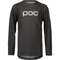 POC Essential MTB Long Sleeve Jersey voor Kinderen Donkergrijs