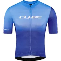 Cube Blackline Race Jersey met korte mouwen Heren, blauw L 2023 Wielershirts