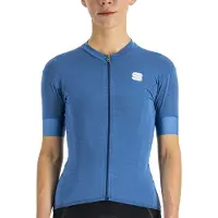 Sportful Fietsshirt Women Monocrom Jersey Blue Sea-S