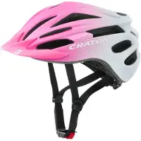 Cratoni Kinderhelm Pacer Jr. Roze/wit Mat - S/m (54-58cm)