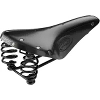 Brooks lederen zadel Classic Flyer, zwart, voor heren