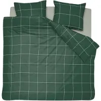 Cinderella Dekbedovertrek Robyn Dark green Satijn-200 x 200 / 220 cm | 2-Persoons