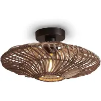 Good &Mojo Plafonniere zanzibar rotan Ø40cm