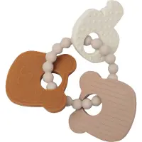 Jollein - Bijtring Siliconen - Bijtringen Baby - 15x11x1cm - Teddy Bear