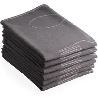 DoubleDry Luxe theedoeken set 6 stuks 50x70 cm 100% katoen hoge